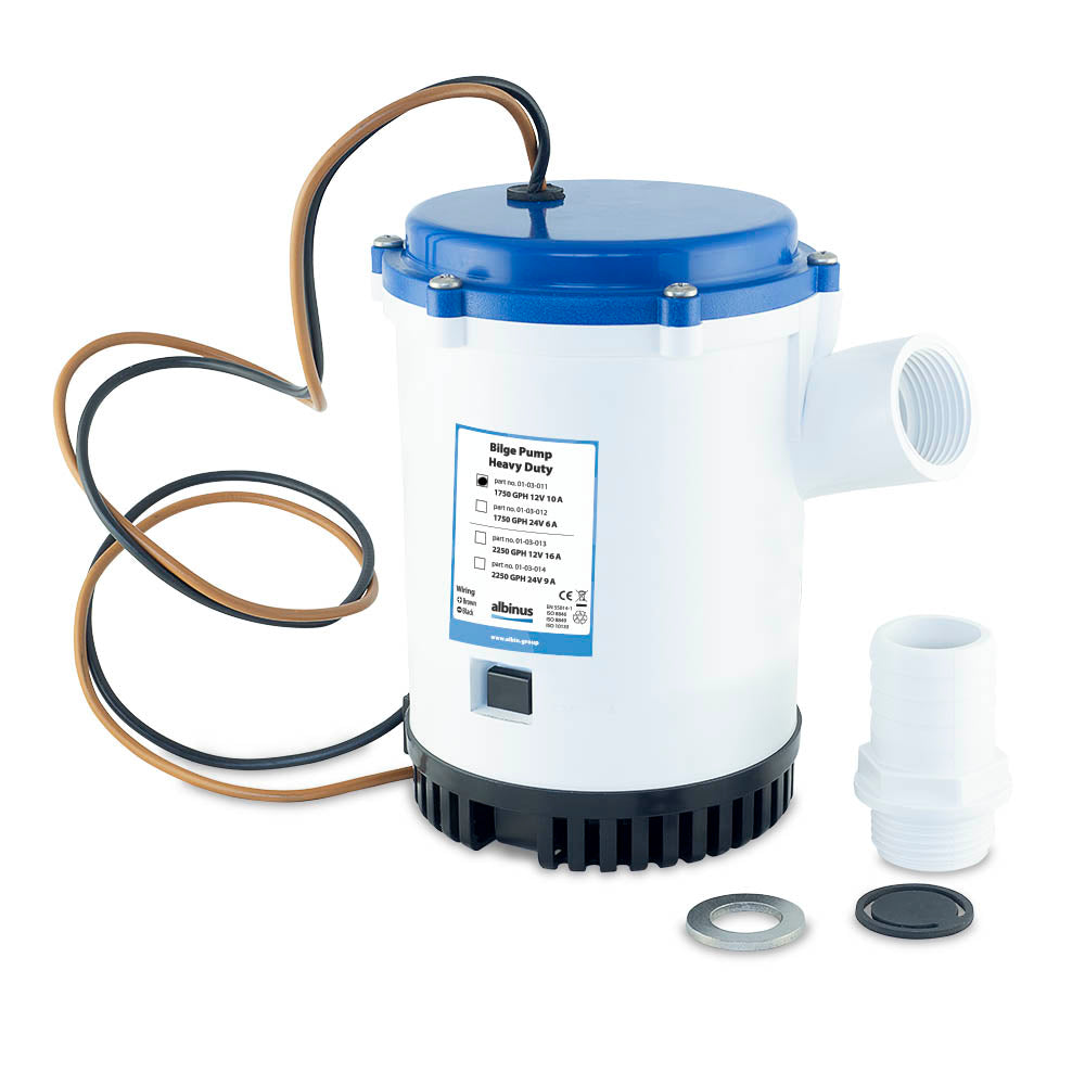 Potopna kaljužna pumpa Albin Heavy Duty 1750 GPH 12V