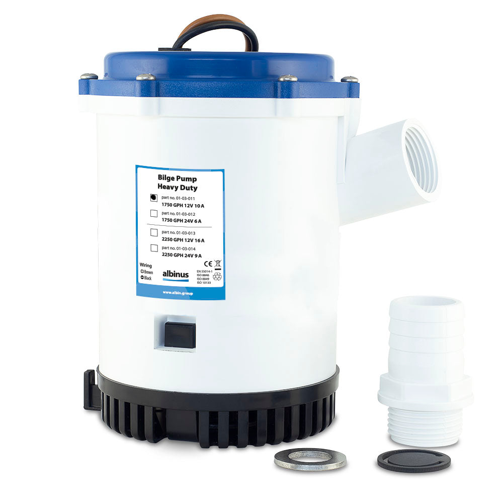 Potopna kaljužna pumpa Albin Heavy Duty 1750 GPH 24V