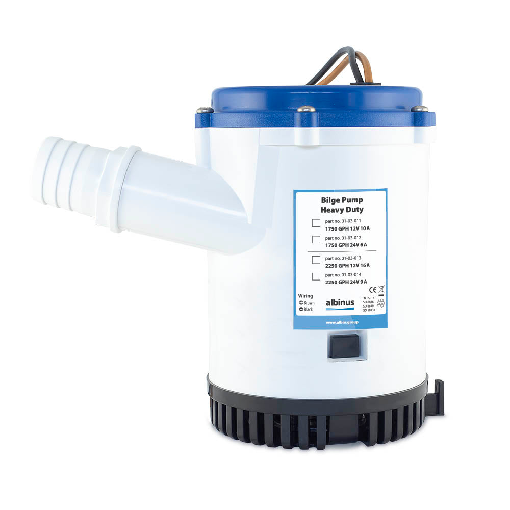 Potopna kaljužna pumpa Albin Heavy Duty 2250 GPH 24V