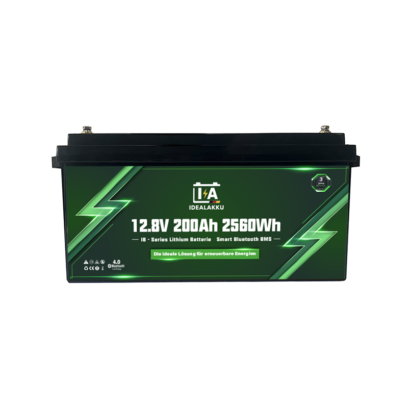 Idealakku LiFePO4 baterija 12V 200Ah smart BMS s Bluetoothom