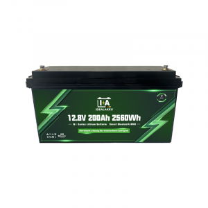 Idealakku LiFePO4 baterija 12V 200Ah smart BMS s Bluetoothom
