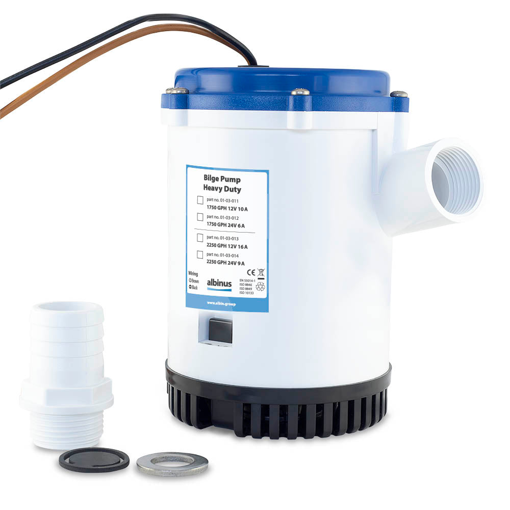 Potopna kaljužna pumpa Albin Heavy Duty 2250 GPH 24V
