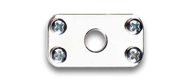Adapter pločica DCM 1×M8/M10 na 4×M4, set 2 kom.