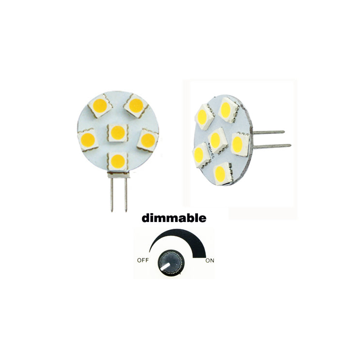 Dimabilna G4 LED žarulja 3000K toplo bijela 10-30V DC 1.5W  zamjena za 10W halogenu - pakiranje 2 komada