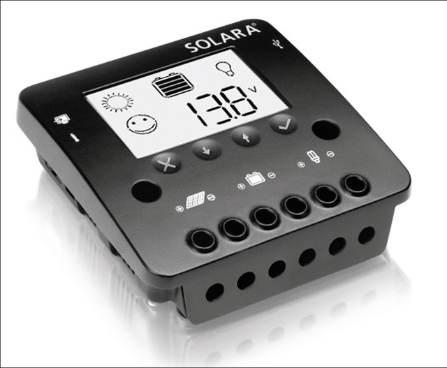 Solarni regulator punjenja SOLARA SR350LCD DUO 12/24V 20A – za dvije baterije