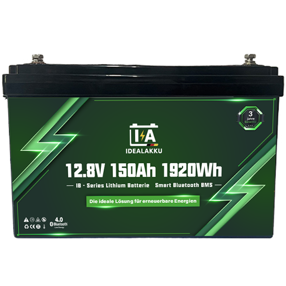 Idealakku LiFePO4 baterija  12V 150Ah smart BMS s Bluetoothom