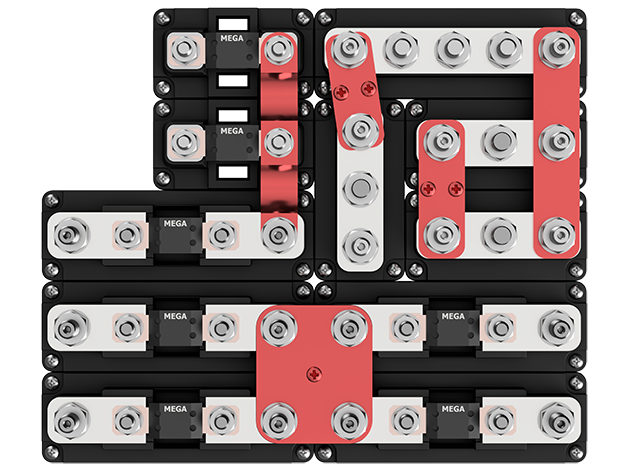 Nosač osigurača DCM 6x ATO Blade Fuseholder (60V/1..30A) New!