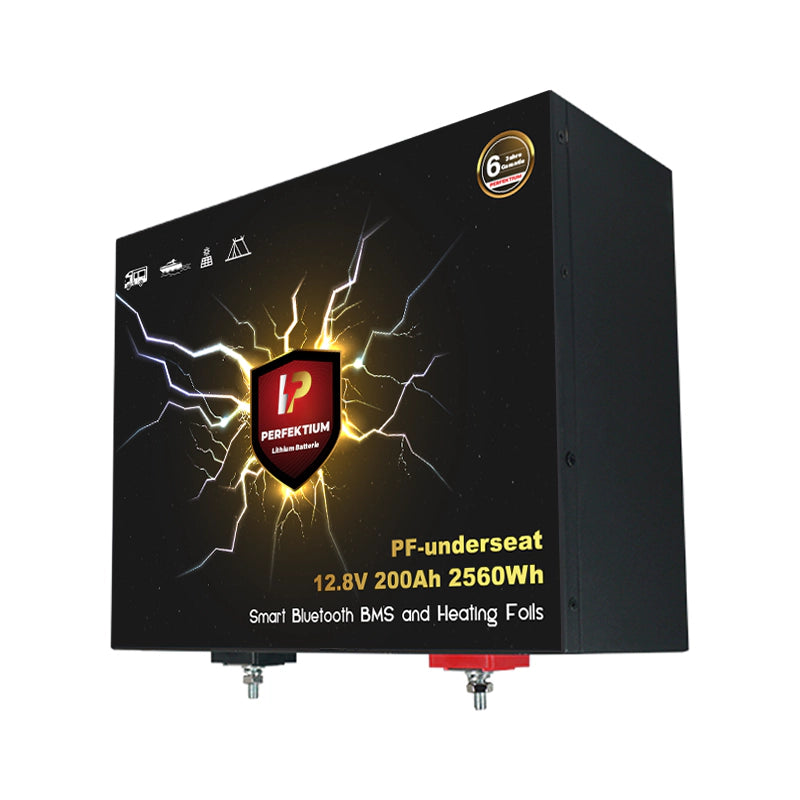 LiFePo4  Perfektium akumulator PF SERIJE 12,8V 200Ah Smart BMS, Bluetooth s grijaćom folijom